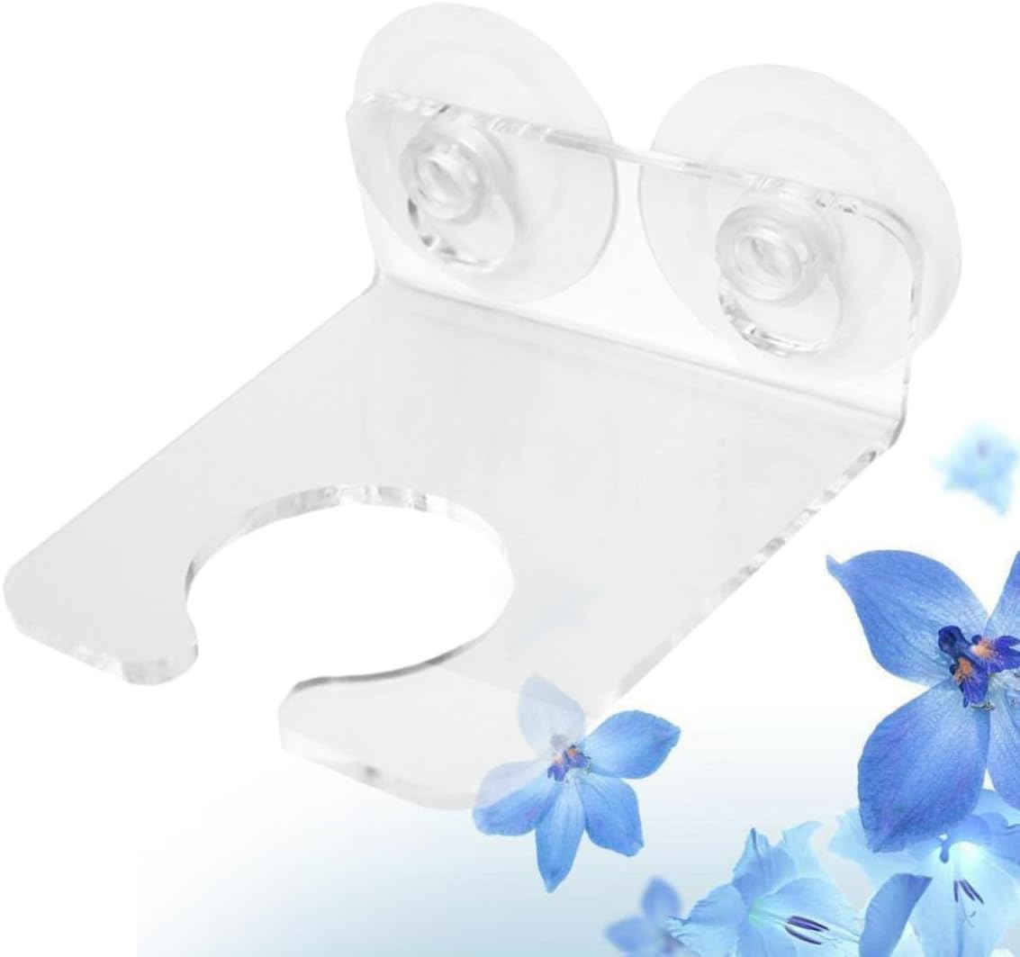 Acrylic Wine Glass Holder Rack with Suction Cup for Bathroom