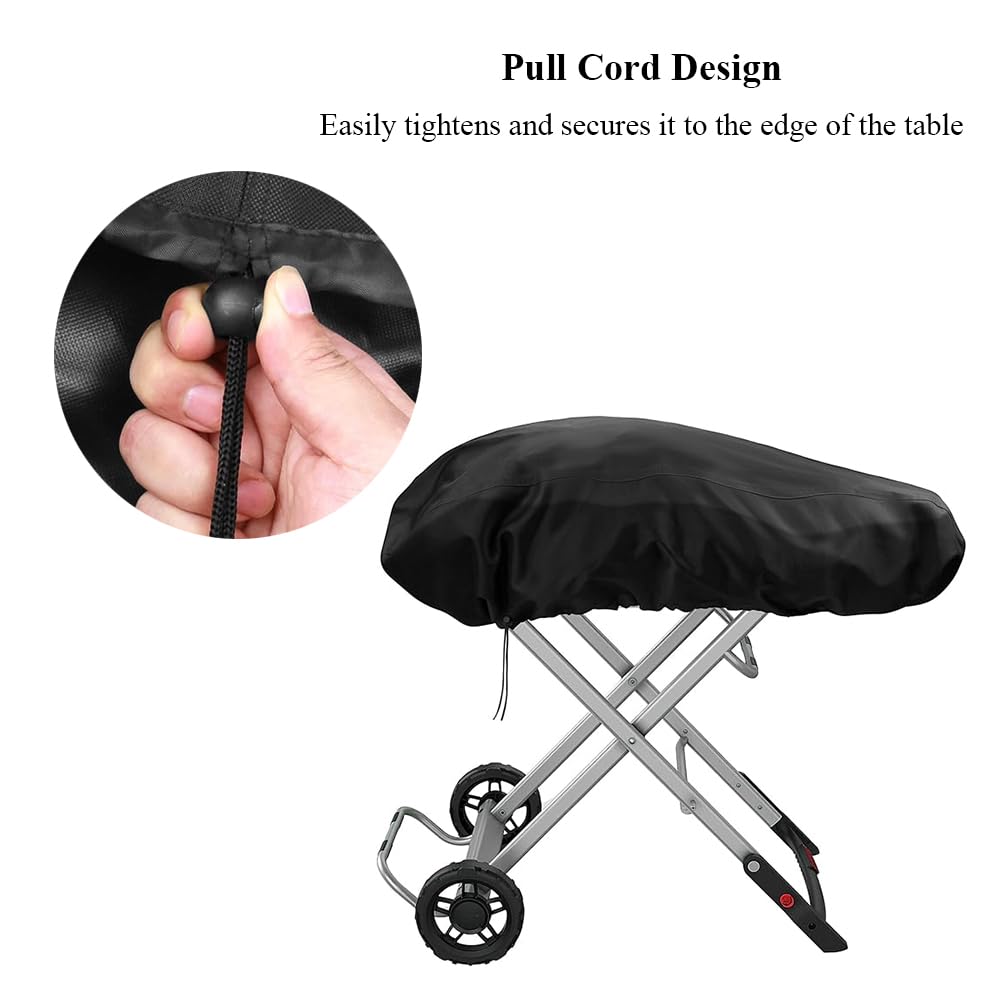 4 fundas para parrilla de tela Oxford, 101 x 49 x 25 cm, fundas para barbacoa, impermeables, para George Foreman en interiores y exteriores, para 7030 Traveler, Pro285X-BK, CGC-2030M, CGG-340