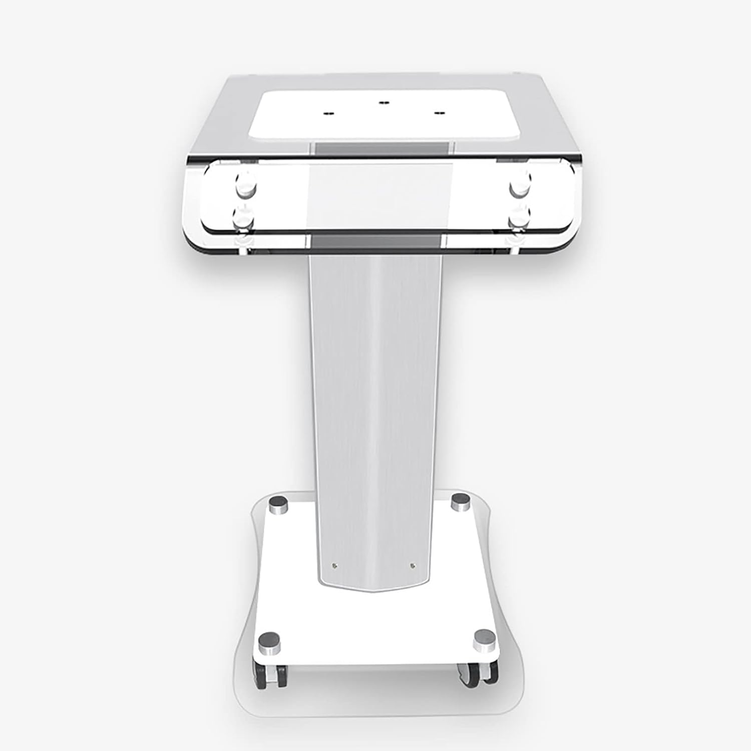 Beauty Rolling Trolley Cart,Salon Trolley Stand,Acrylic+Aluminum Alloy Material,Professional Beauty Cart with Roller,for Barber Shop, Salon,Utility Carts Beauty Salon