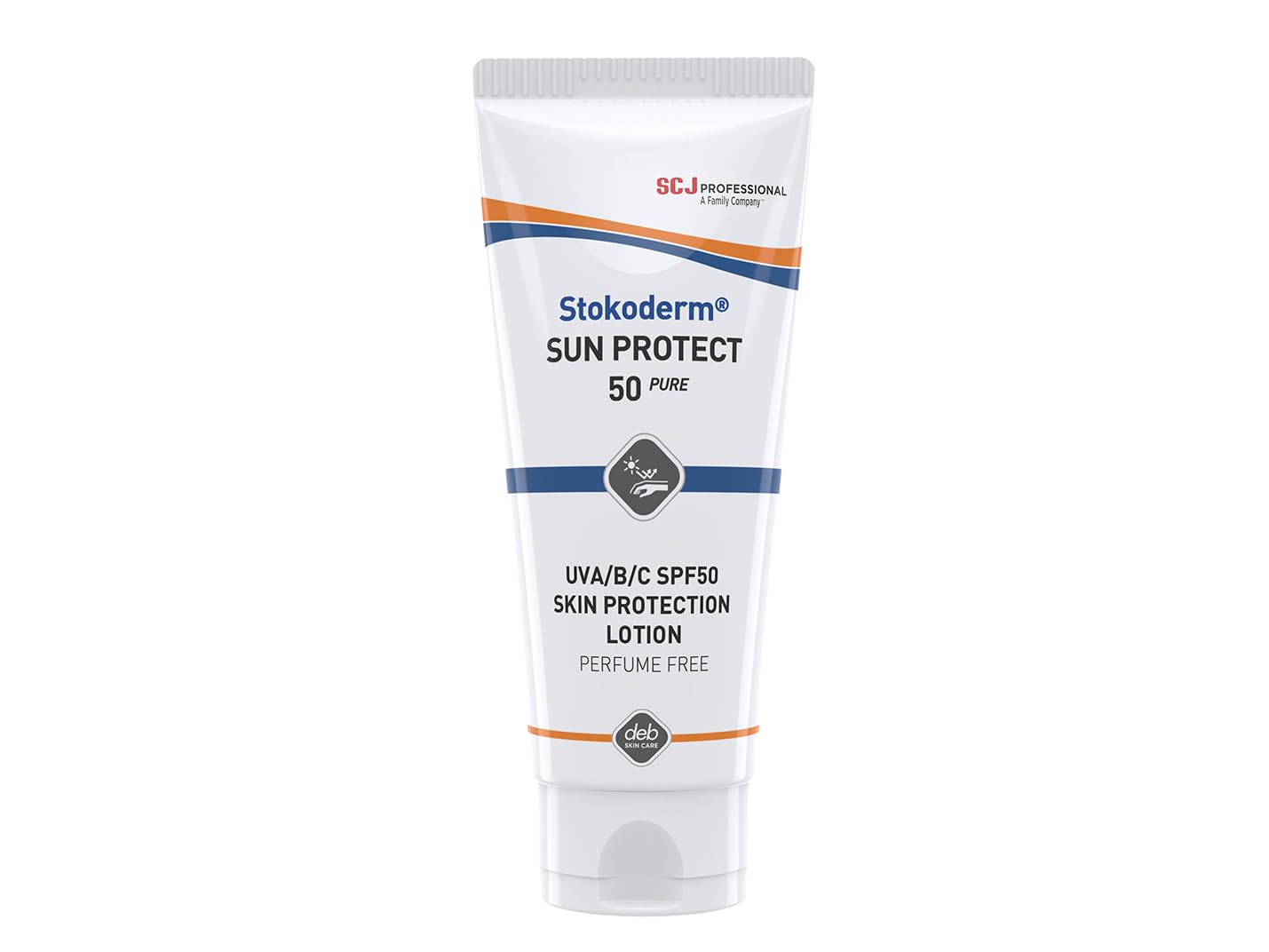 SC Johnson Stokoderm® Sun Protect 50 PURE 100ml, Ideal for professional use to protect the skin against harmful UVA, UVB and UVC rays