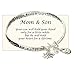 JNX Mom & Son Will Hold Your Hand for a Little While but Your Heart for a Lifetime Charm Bracelet