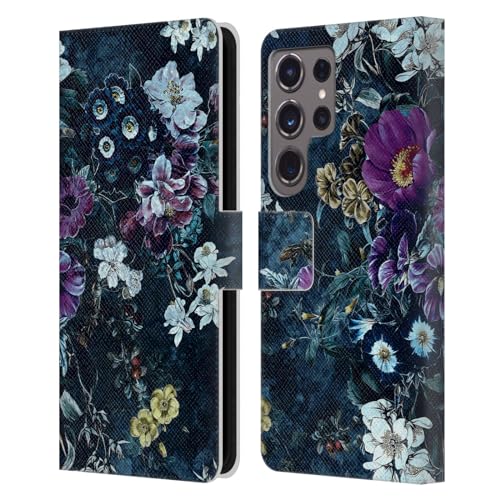Funda Samsung Galaxy S24 Ultra para evitar arañazos en la pantalla con tapa de cuero elegante