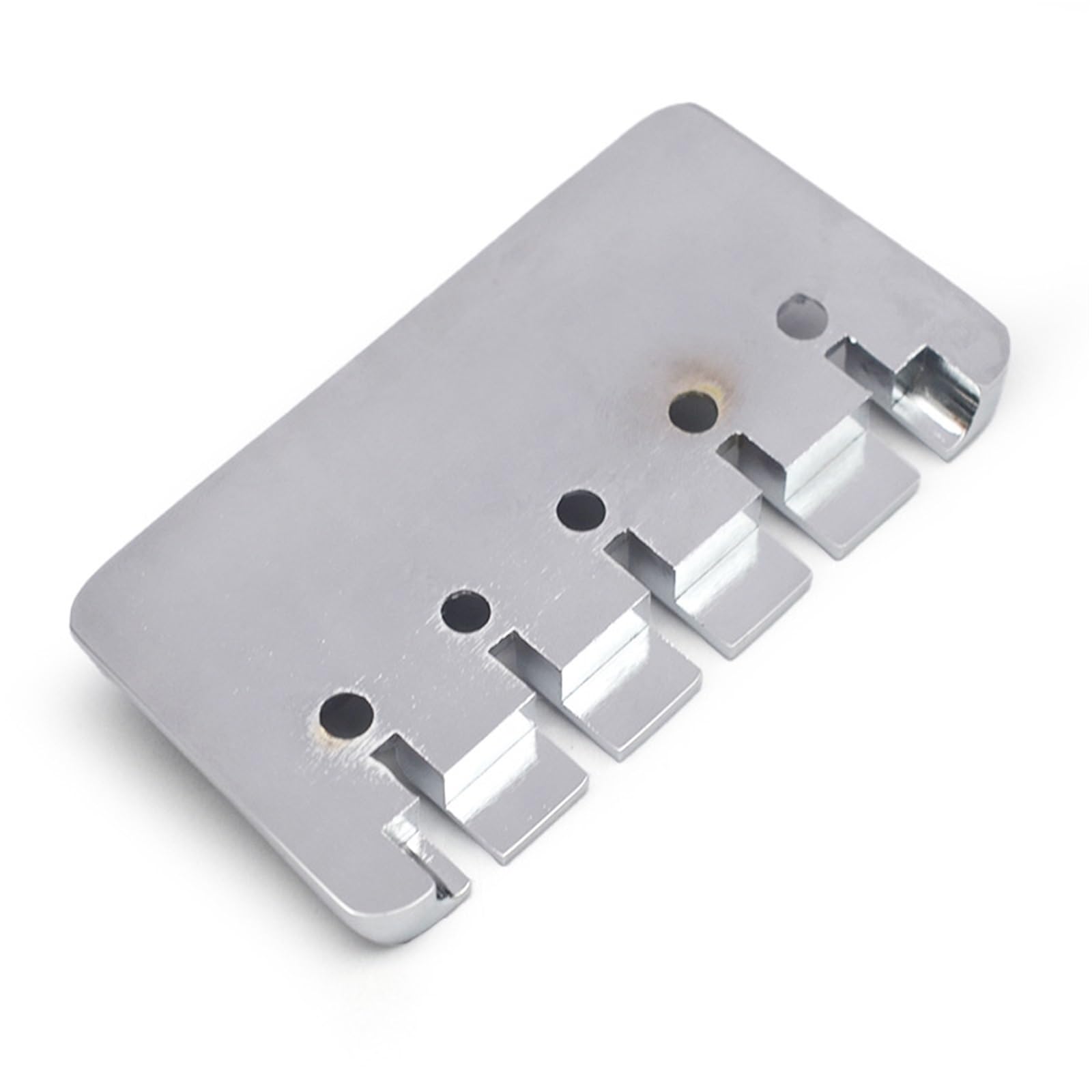 5 Strunowa Gitara Basowa Z Metalowym Mostkiem I Strunami Perforowanymi Z Tyłu(Silver)
