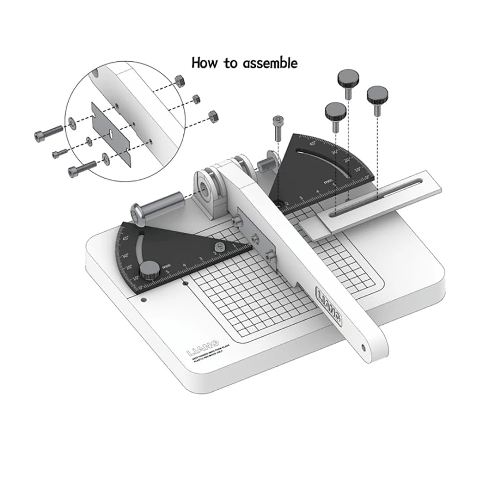 Manual Angle Cutter Ship Hull Wood Strip Cutting Machine Boat Model Making Building Tool Sailboat Deck Angle Slicer