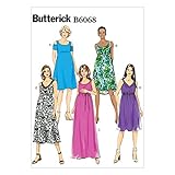 Butterick Patterns 6068 Misses Easy Maternity Dress and Belt Sizes 14-16-48-20-22
