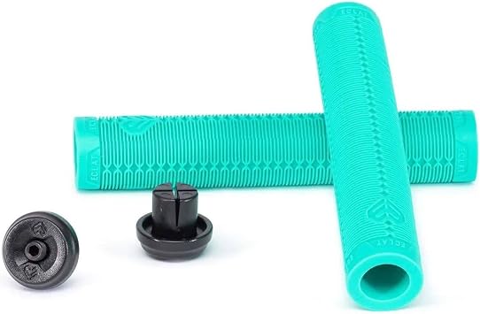 Eclat Shogun Grips - Teal, 166mm | bike-grips-and-accessories