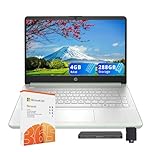 HP Stream 14" HD Laptops for Student & Business, Intel Processor N150, 4GB RAM, 288GB Storage (128GB UFS+160GB Docking Station Set), Copilot AI, 1-Year Office 365, 720p Camera, Win 11, Green