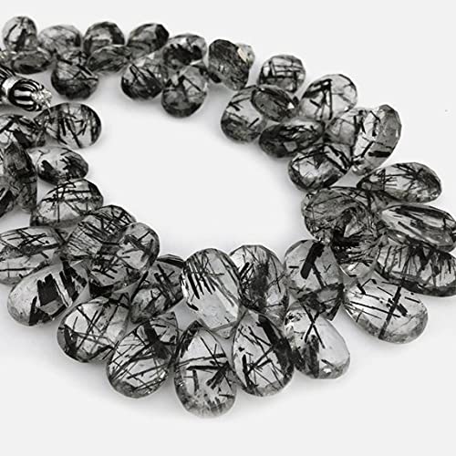 Quartz tourmaline noir en briolettes pour créer des bijoux bohèmes chics