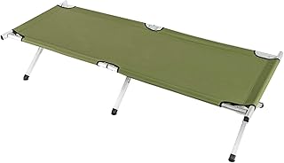 Reclining Camping Cot with Carrying Bag for Camping Pool Beach,Bed for Guest Sleeping,Hospital For Sleeping, Lightweight Sleeping Cot for Adults, Ideal for Camping, Backpacking, Hiking 189 x 64 x 42CM