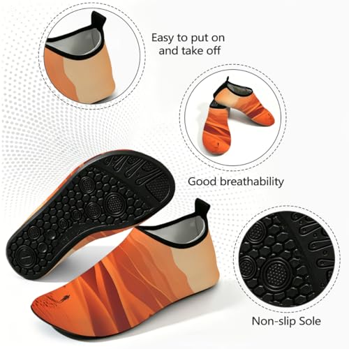 Zapatos deportivos acuáticos unisex de secado rápido sin cordones para playa y senderismo 4