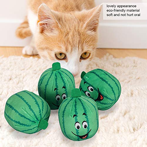 Set de 4 Juguetes de Peluche para Mascotas Sandía miniatura 6