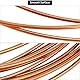 QWORK® Reiner T2 Kupferdraht, Ø3mm, 10m Länge, für Hobby, Elektrotechnik und Handwerk