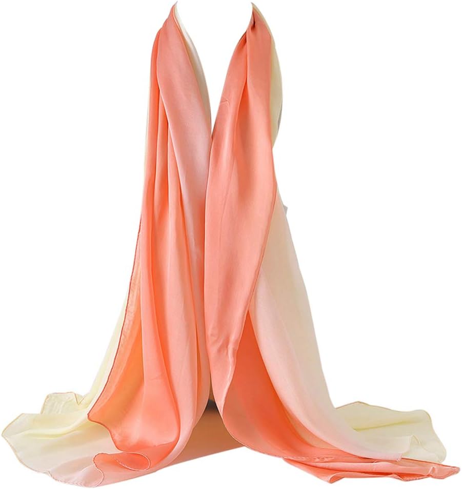 Bellonesc Silk Scarf 100% silk Long Lightweight Sunscreen Shawls for Women