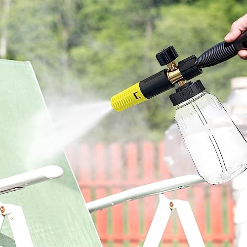 Autowassproeier,Hogedruk Schuimlans Zeepspuit | Slangbevestiging Verstelbare schuimsproeier, vrachtwagenreinigingsbenodigdheden voor het wassen van motorfietsen Chuanye - Image 7