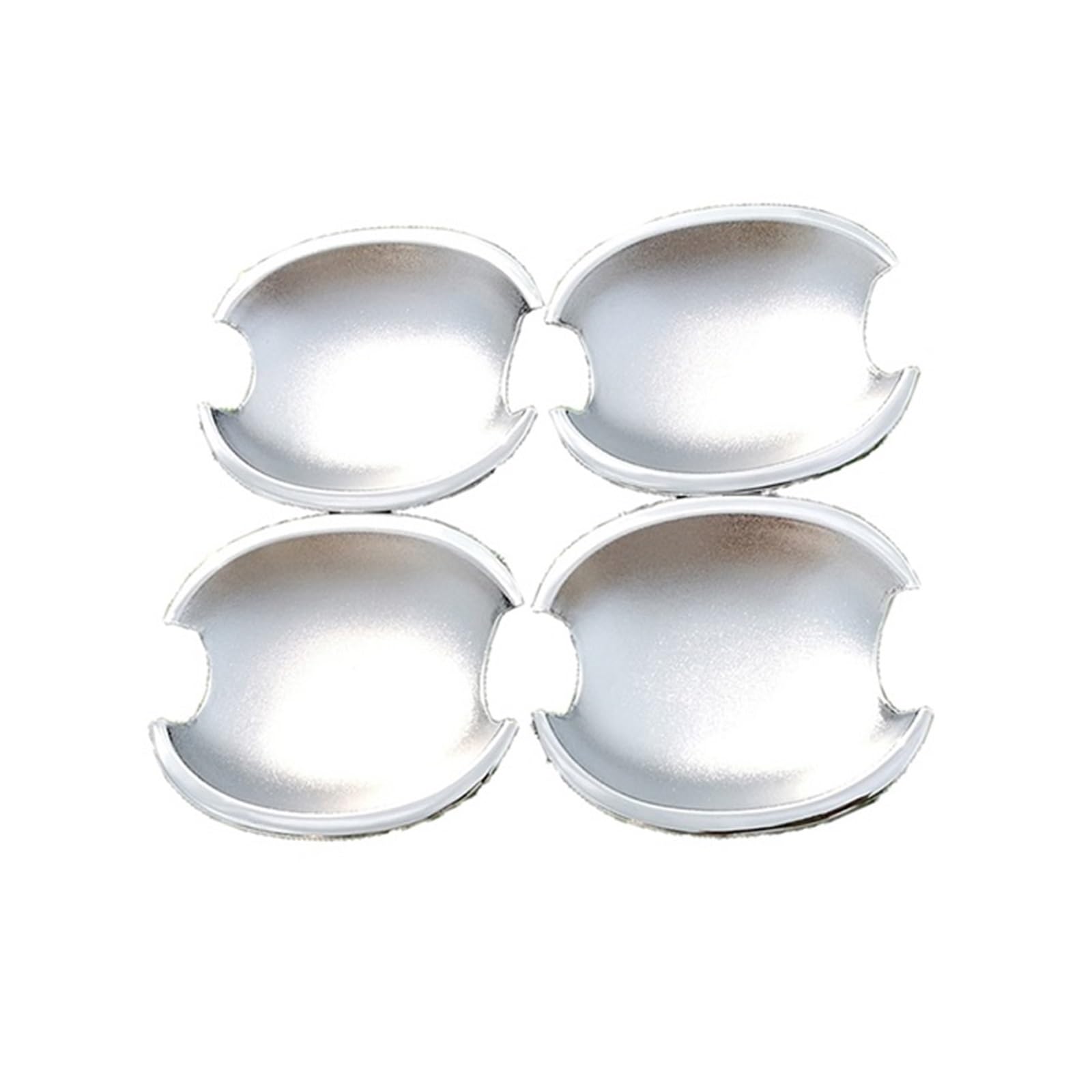 Drezzo Car Exterior Door Handle Chrome Door Handle Cover Trim Set Protection for VW Up E-Up 2011-2019(Bowl 4 Door)