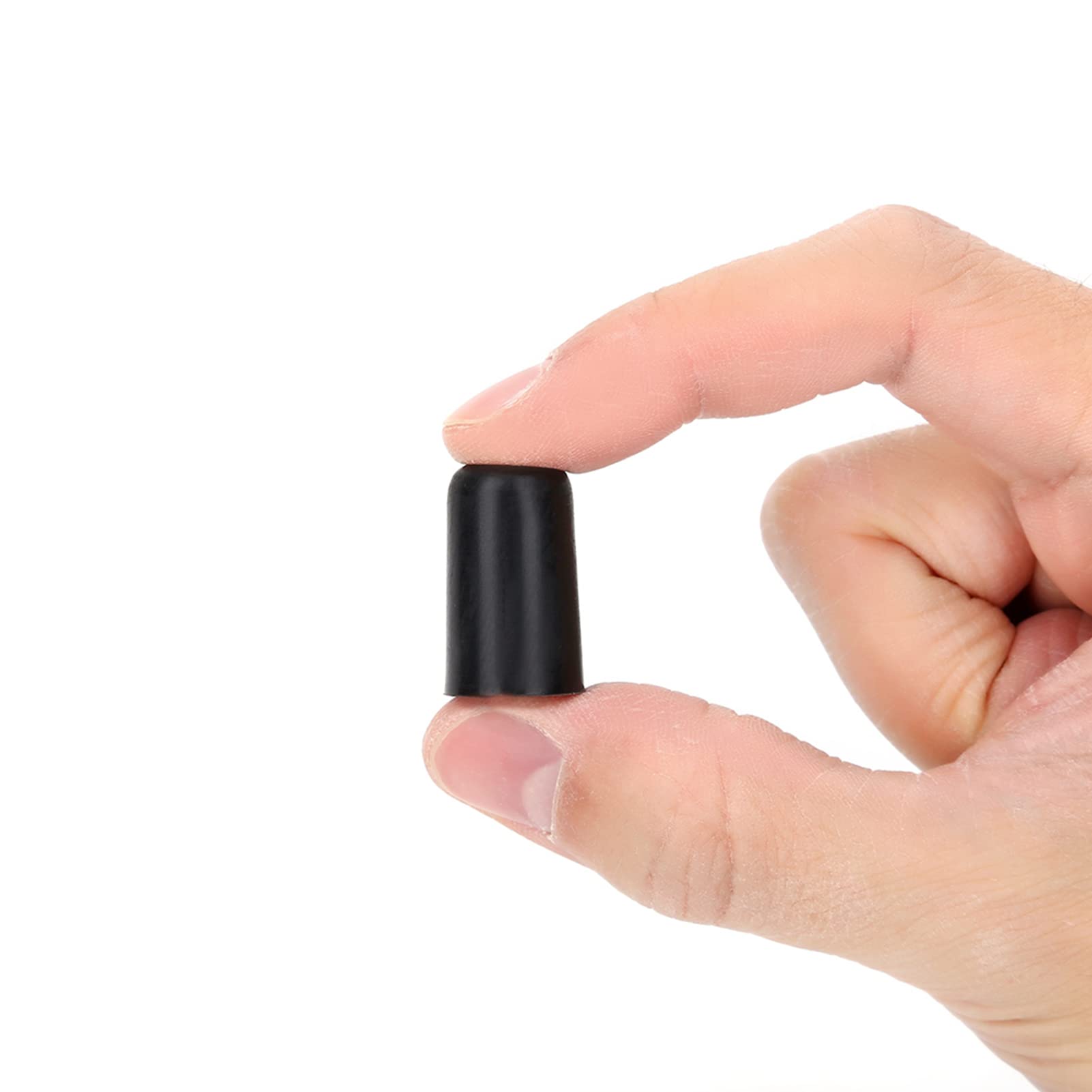 4pcs Cello Endpin Rubber Tip Portable Cello Anti Slip End Pin Cap Black Rubber Tip Replacement Instrument Protector - Image 3