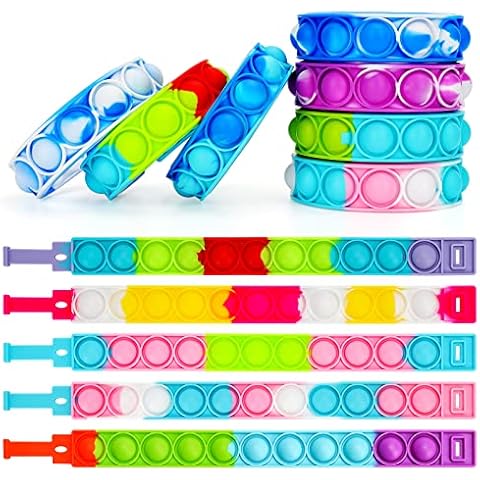 4-5-6-7 Year Old Girl Gifts-Sensory Travel Toys for Autism Kids Age 5-7 Birthday Gift Presents for 5 6 7 Year Olds Girls Boy Bracelet Kits Gifts for 4 5 6 Year Old Girl Fidget Toys for Adults Teen Cover