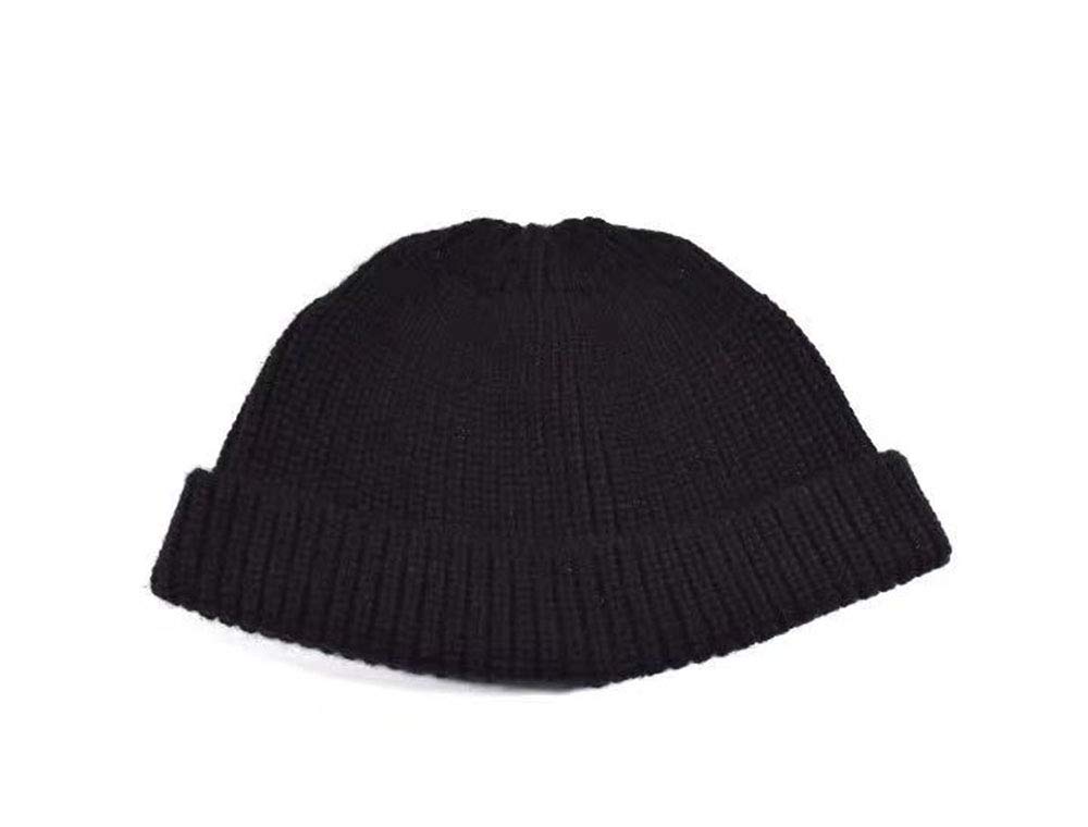 Wigwam Men's Black Fisherman Trawler Skully Beanie Hat Vintage Style Womans Hipster Beanie Hat (Black)