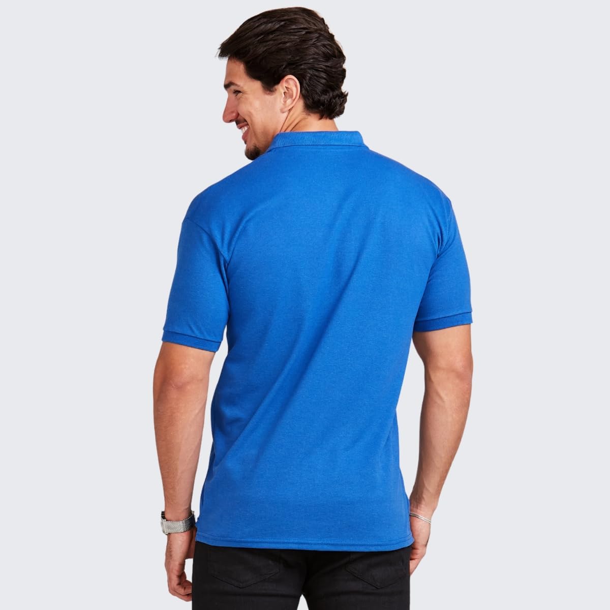 Kit 5 Camisa Polo Envoy Tecido Piquet Básica Masculina