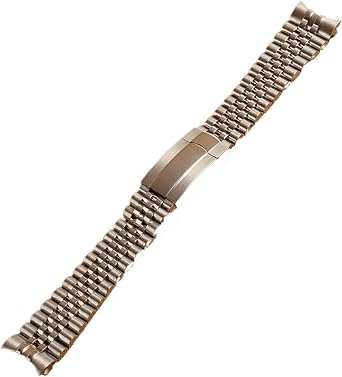 INEOUT 20mm 21mm Watch Band Strap Steel Jubilee Bracelet for Rolex Datejust 41mm Watch