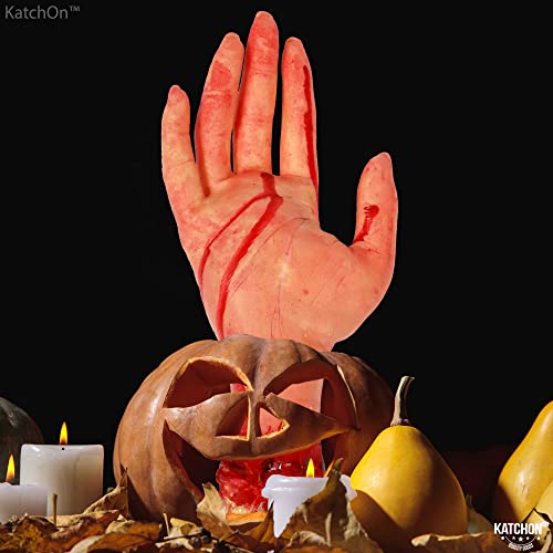 Mano rota de sangre de Halloween soluciona tu decoración temática con realismo inmediato 5