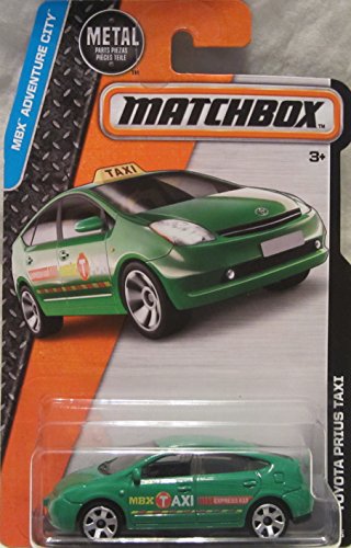 Toyota Prius Taxi Matchbox 9/125 petite voiture miniature de collection 2016