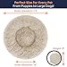 Donut Dog Bed - Premium Comfort for Anxiety Relief - Fluffy & Calming Design with Ultra-Plush Support | Cozy Round Dog Bed with Super Soft Circle Style (Beige, Small)