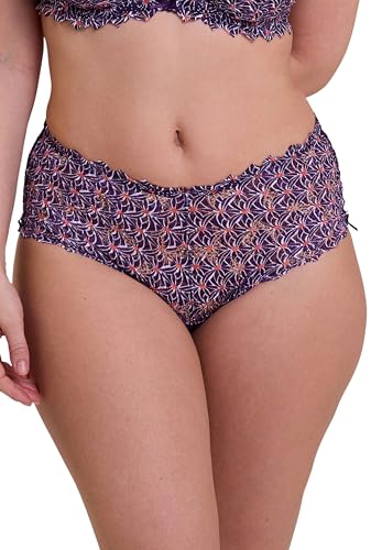 Sans Complexe - Modèle Arum Mosaic - Culotte - Femme - 46/48 - Imprimé Graphic Mûre