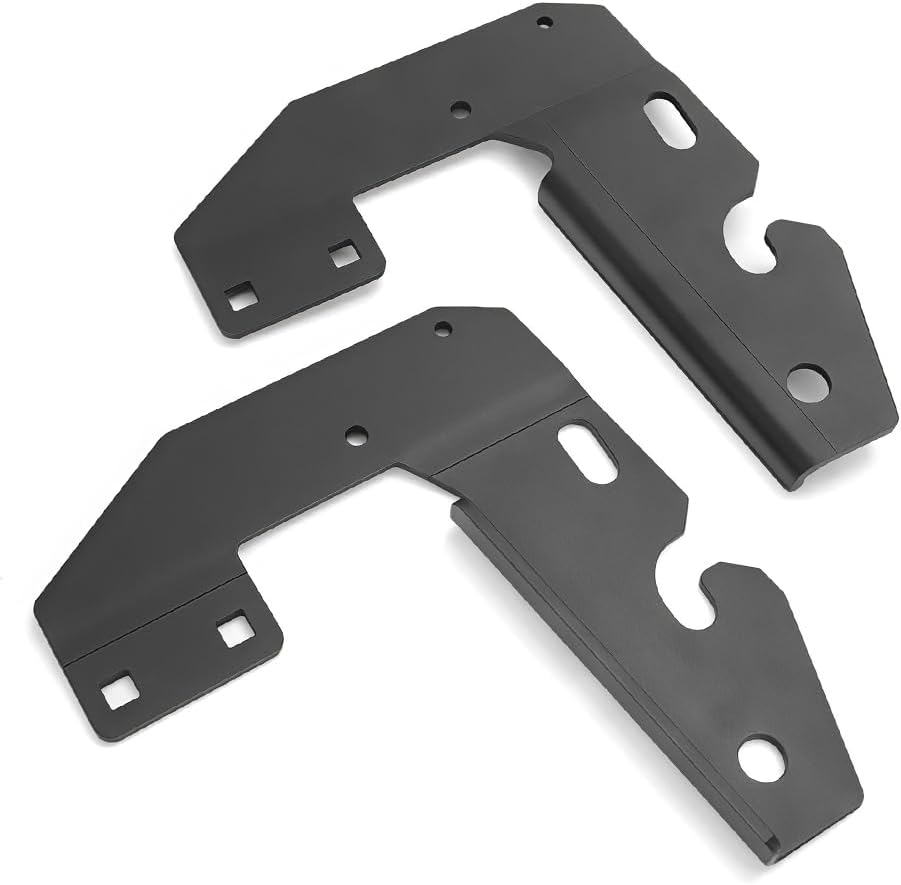 Snowplow Mounting Brackets Front Compatible with John Deere 46" Shovel Snow Sweeper Mounting Bracket GXH24760 GXH24761 2PCS