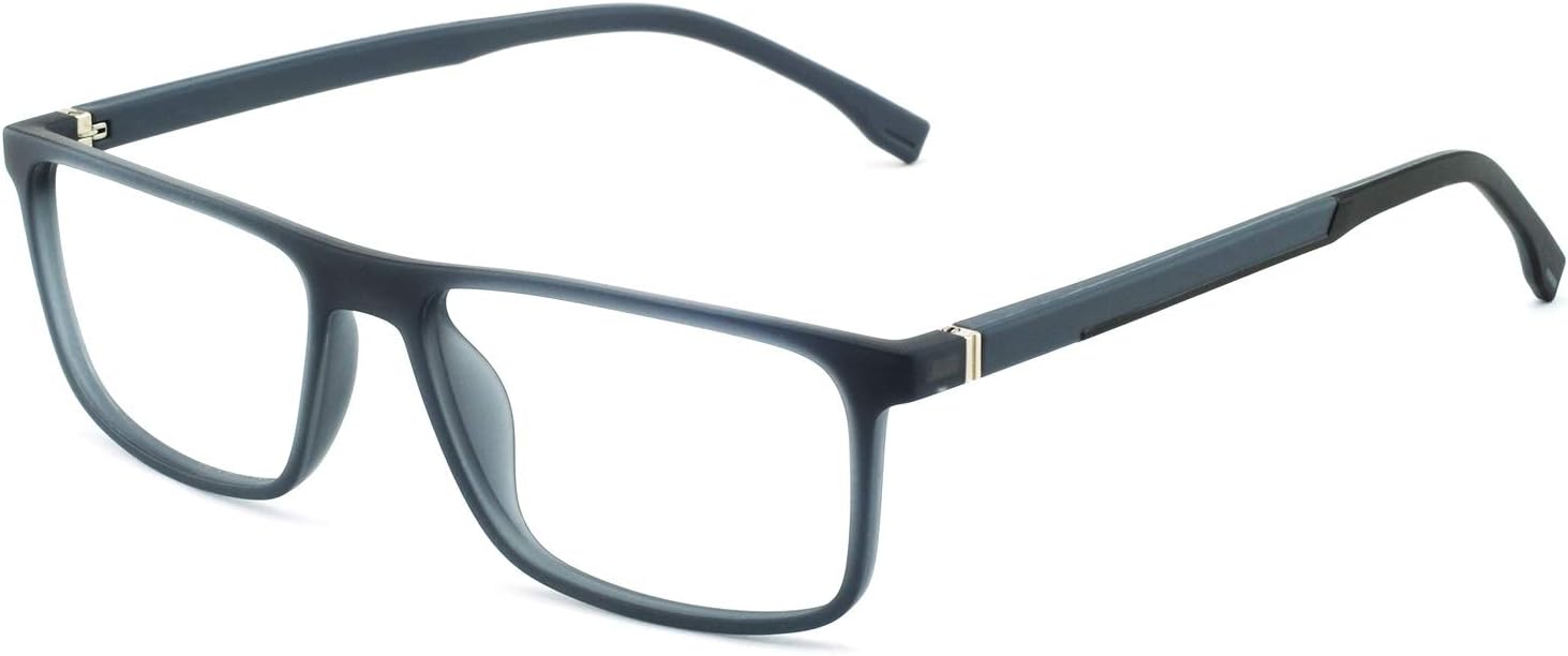 OCCI CHIARI Blue Light Filter Computer Glasses for Mens Rectangle Eyewear Clear Optical Eyeglasses Frame …