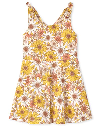 Image of The Children's Place Baby-Girls and Toddler Tiered Dress, Short Sleeve