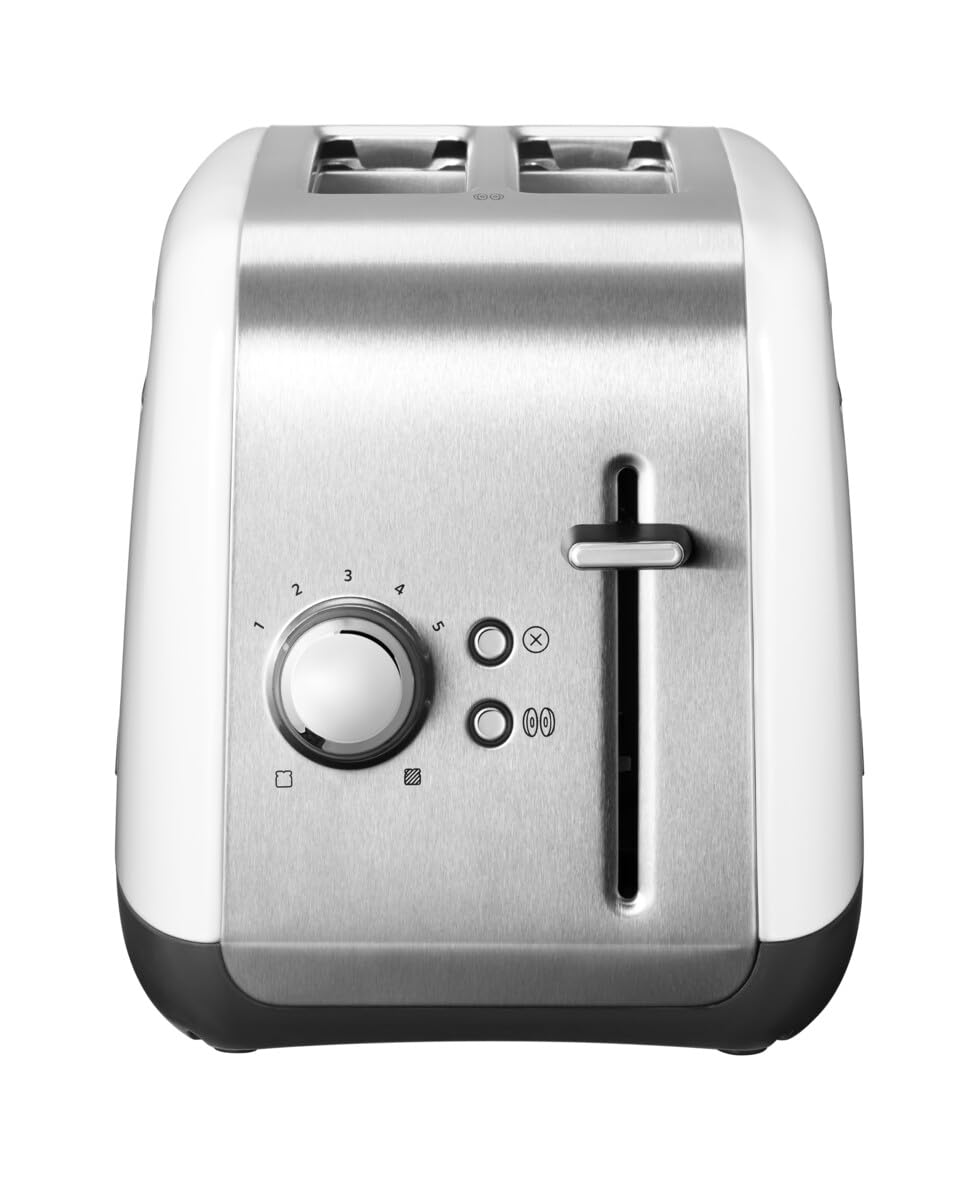 KitchenAid Classic - Tostadora de 2 ranuras, 1,8 kg, color blanco