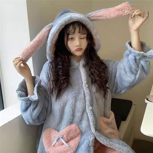 Pyjama en velours corail isolant contre le froid vêtement intérieur extérieur