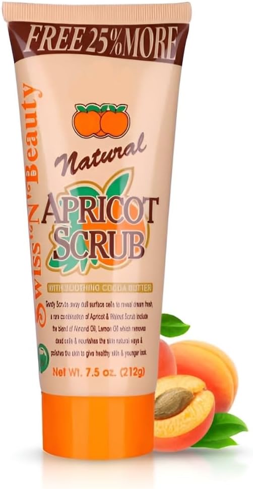 Apricot Face Scrub Instantly Clear And Bright Skin Removes Dead Skin Cells, Pack of 1 (212 Gms)