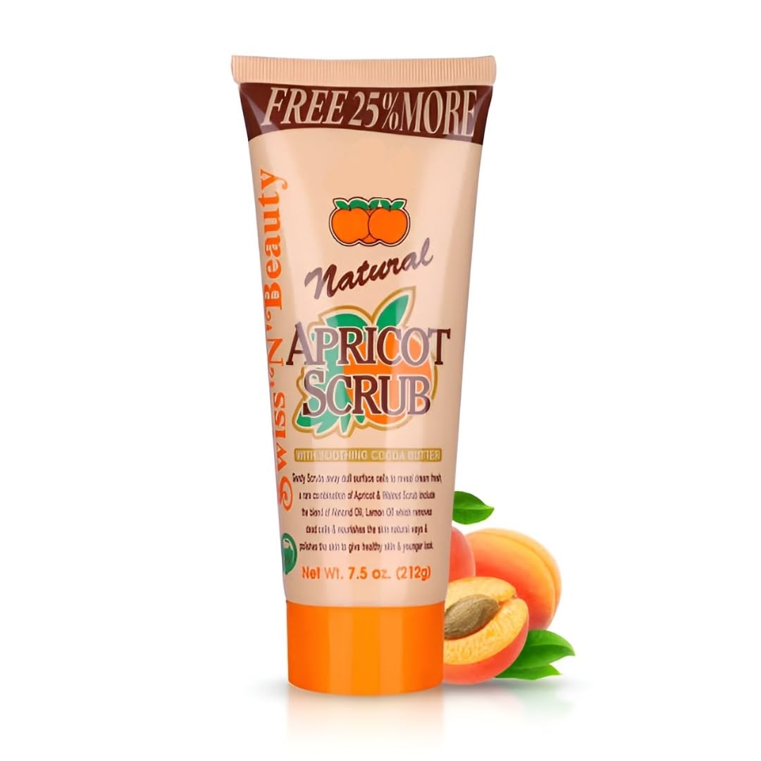Apricot Face Scrub Instantly Clear And Bright Skin Removes Dead Skin Cells, Pack of 1 (212 Gms)