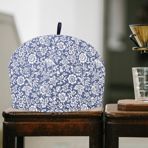 Tetera aislada de algodón HEMOTON estilo floral clásico para mesa de restaurante 8