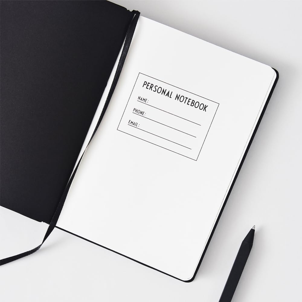 Custom Logo Notebook A5 5 Pcs A5 Personalized Hardcover Notebooks ...