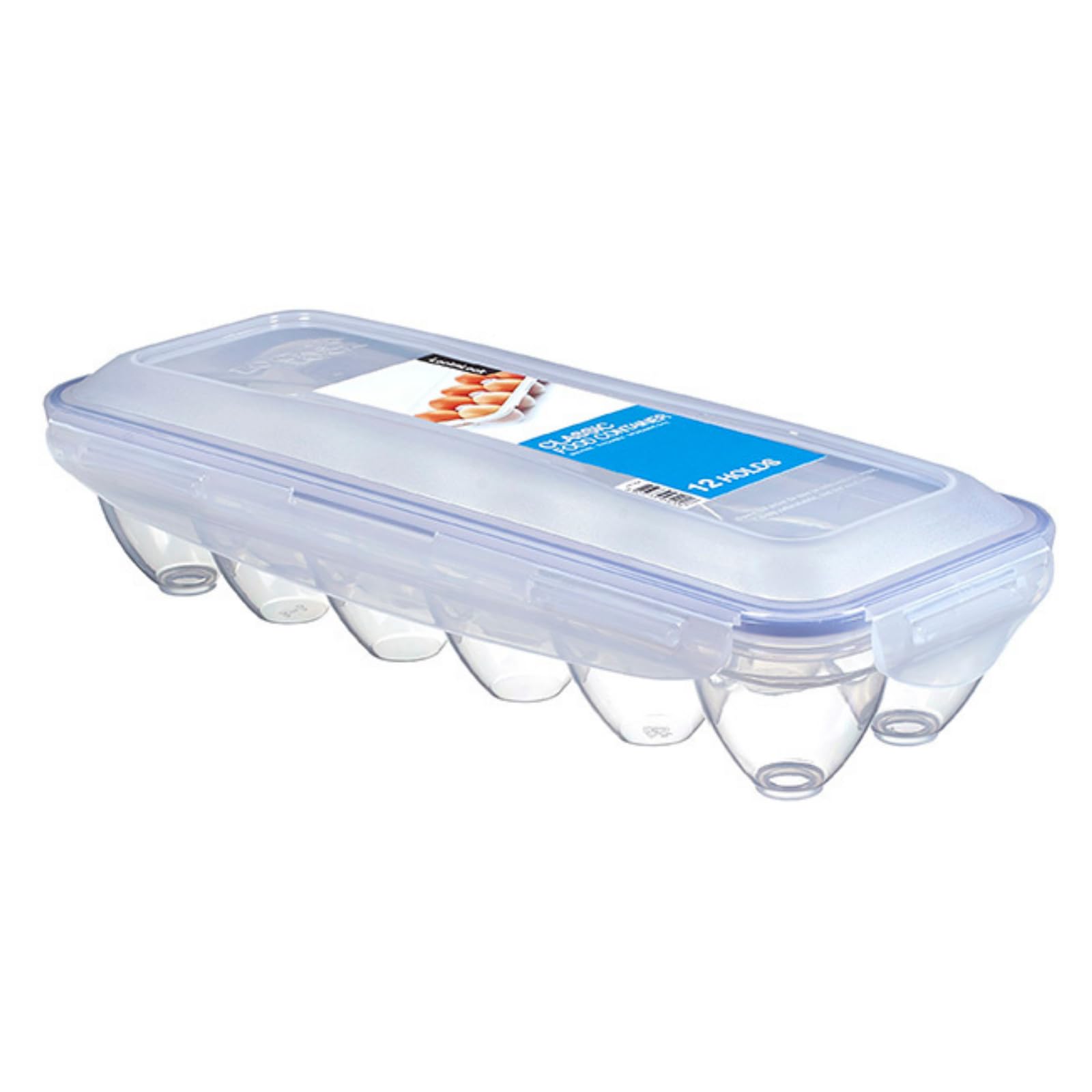 LocknLock PP Classic Eierbox für 12 Eier | 32,5 x 12,5 x 8 cm | 100% luft- und wasserdichte Eier Aufbewahrung | BPA-Frei | Eierbehälter für Kühlschrank | Eier Transportbox für Größen S-L
