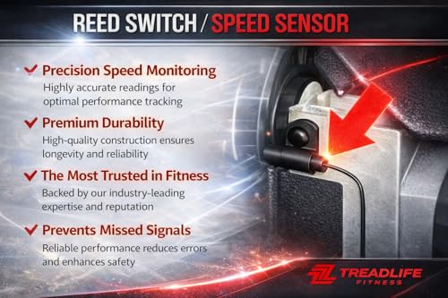 Sensor RPM de interruptor de lengüeta para cinta de correr compatible con NordicTrack 165798 2