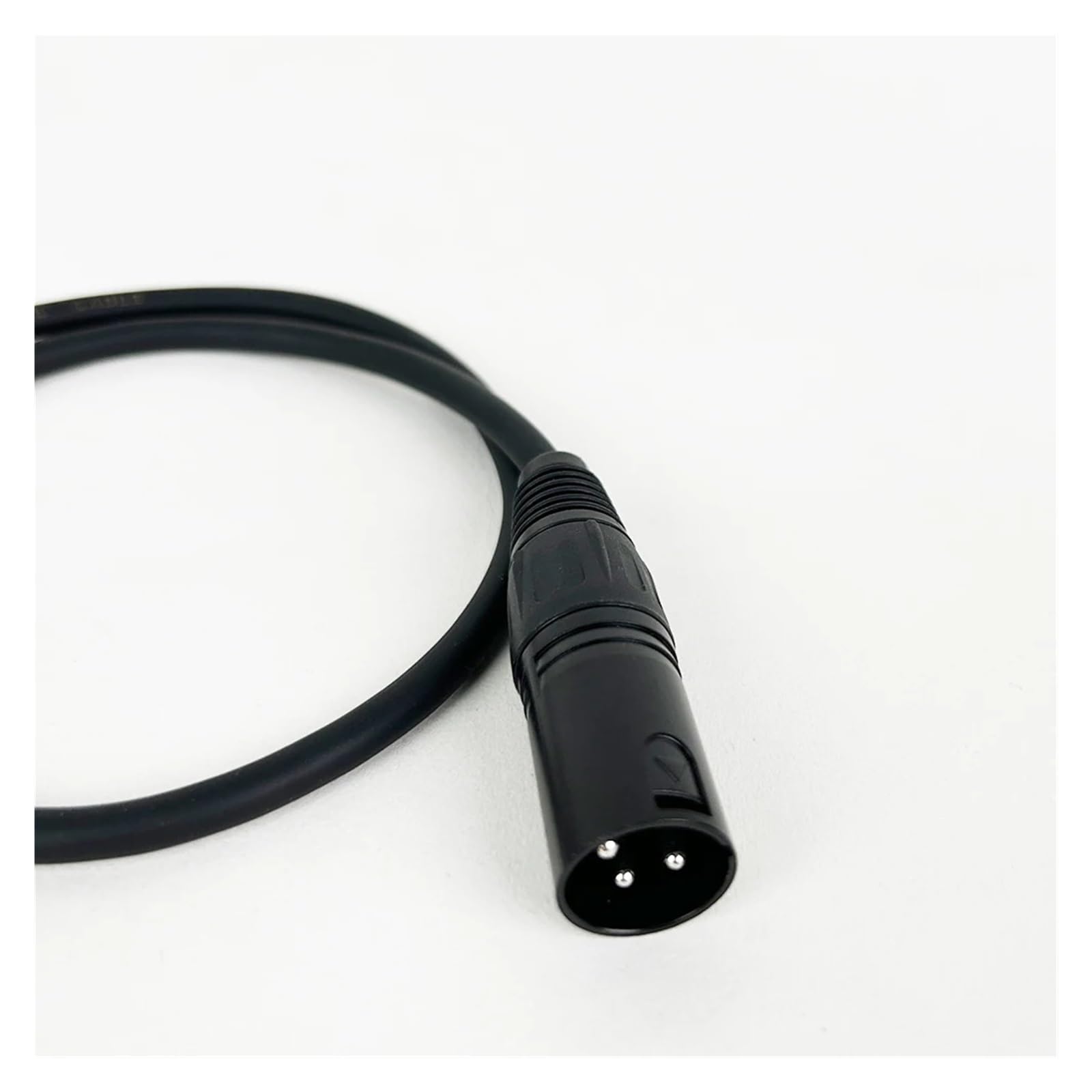 Cavo audio jack stereo maschio da 6,35 mm (1/4 pollici) a 3 pin XLR di interconnessione microfono bilanciato TRS a,5 ​​mm(Svart,10m)
