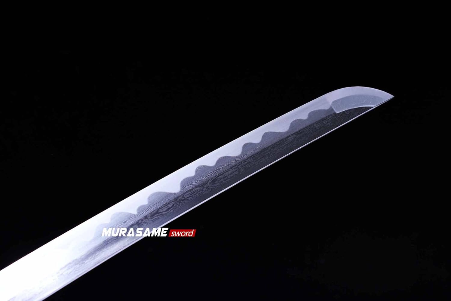 MURASAME Tachi Katana Sword Damascus Folded Steel Battle Ready Very Sharp Handmade
