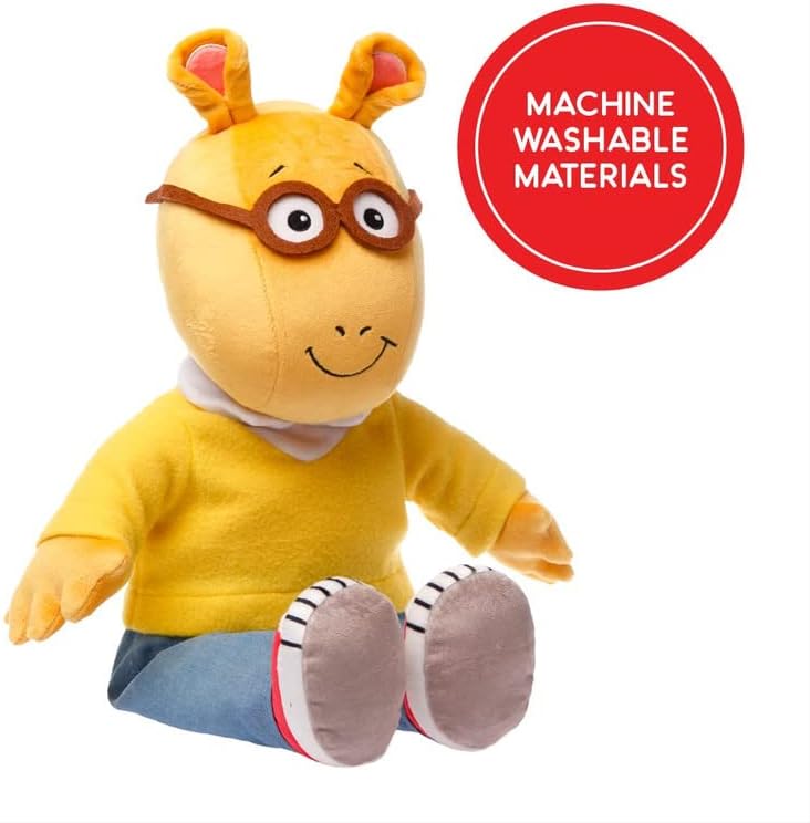 Mighty Mojo Plush Arthur The Ardvark Doll from PBS Show Arthur - Cute, Soft, Stuffed Plush Toy for Kids - 15 Inches (Daytime Arthur) 5 51mDumwTPTL. AC