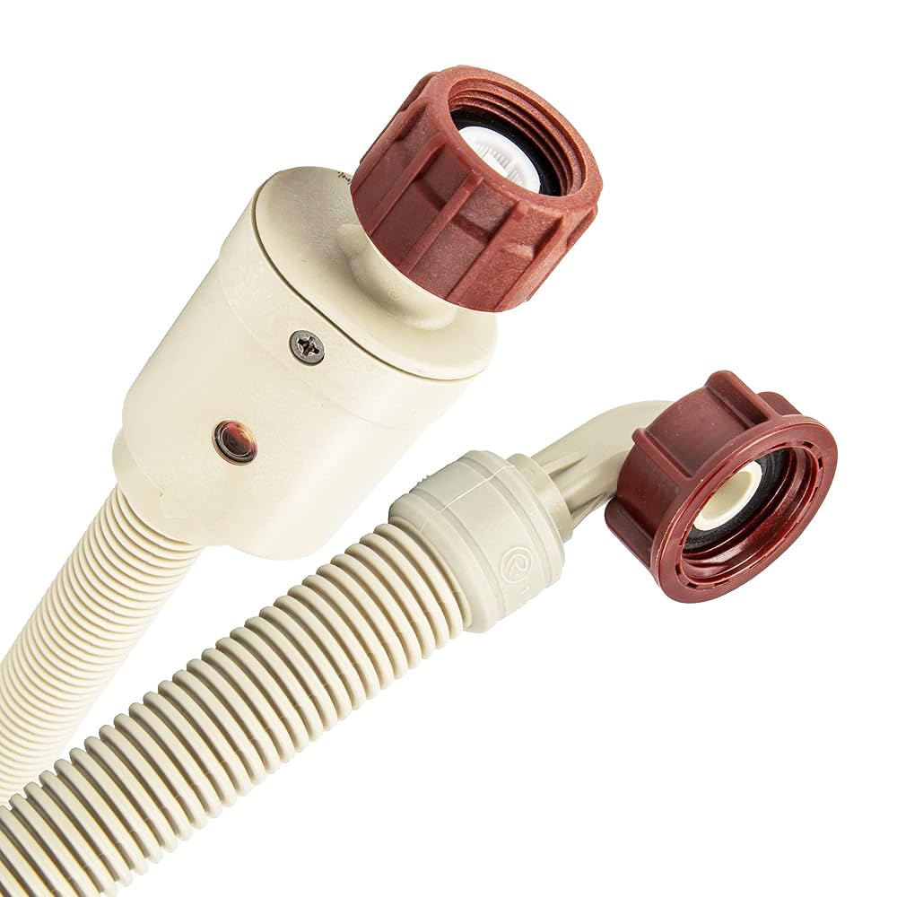 Tuyau lave-vaisselle 4 mètres Aquastop pour raccordement longue distance