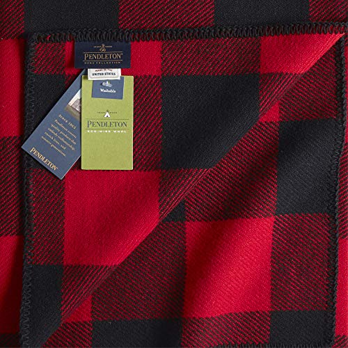 Pendleton, Eco-Wise Washable Wool Blanket, Rob Roy Tartan, Queen #TOP2