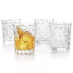 Bormioli Rocco Lounge DOF Glass, Set Of 4, 13.5 Oz, Clear, For Whiskey, Bourbon,Juice, And Water, Made In Italy. Bormioli Rocco Lounge DOF Glass Set Of 4 135 Oz Clear For Whiskey BourbonJuice And Water Made In Italy