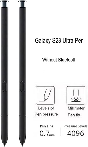 Miniatura 6 de 2 piezas de repuesto para Galaxy S23 Ultra S Pen para Samsung Galaxy S23 Ultra 5G Touch Stylus, S23 S Pen sin puntas de repuesto Bluetooth (lavanda)