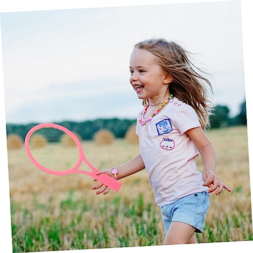 Toddmomy Kids Tennis Racket Toy Set Lightweight Plastic Racquet with Sponge Grip Outdoor Fitness Equipment for Children S Sports and Play Activities - Image 3