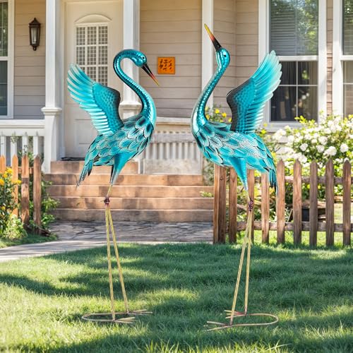 Autodaya Extra-Large Blue Heron Decor