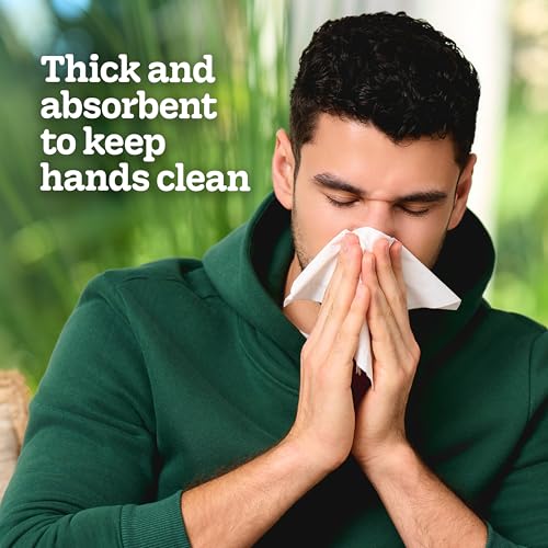 Image of Kleenex Trusted Care Facial Tissues, 4 Cube Boxes, 70 Tissues per Box, 2-Ply (280 Total), Packaging May Vary (Pack of 12)