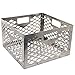 Blissun Charcoal Basket, Firebox Basket, Smoker Pit, Silver